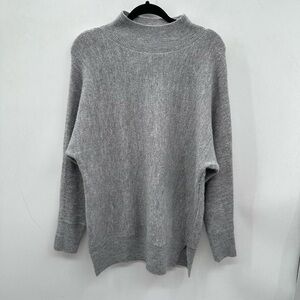 MAGASCHONI Grey crew neck super soft quiet luxury womans gorpcore sweater M